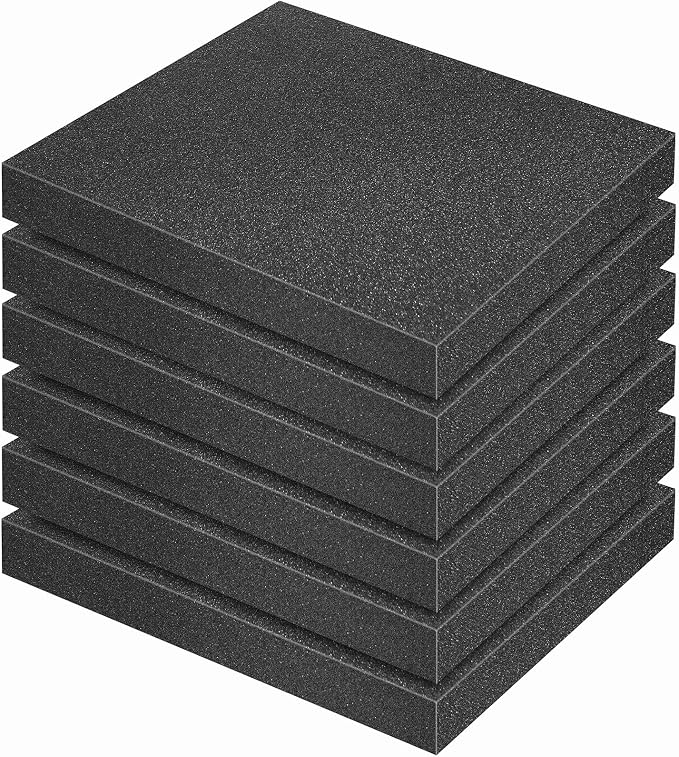 6 Pcs Polyurethane Foam Sheet by Needbrock