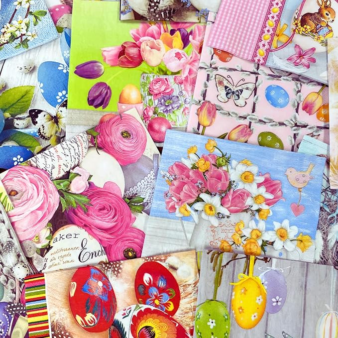 Mystery Pack Decoupage Paper Napkins, 20-ct Assorted Surprise Napkins, by KeepUnique