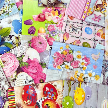 Mystery Pack Decoupage Paper Napkins, 20-ct Assorted Surprise Napkins, by KeepUnique