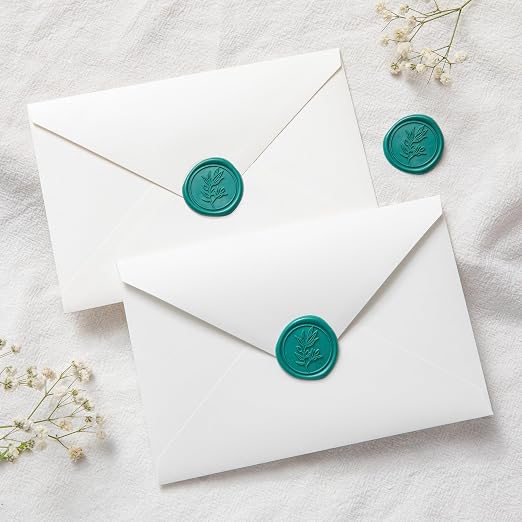 PONATIA Teal Green Wax Seal Stickers - Image 4