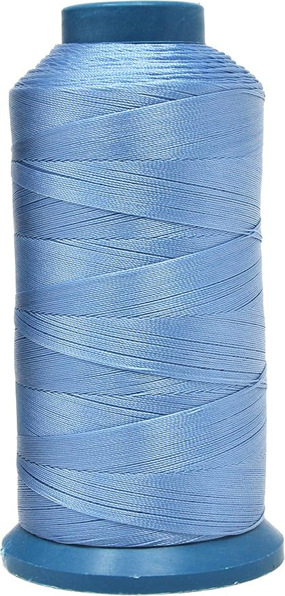 Mandala Crafts Bonded Nylon Thread Light Blue Heavy Duty Sewing Threads by MandalaCrafts