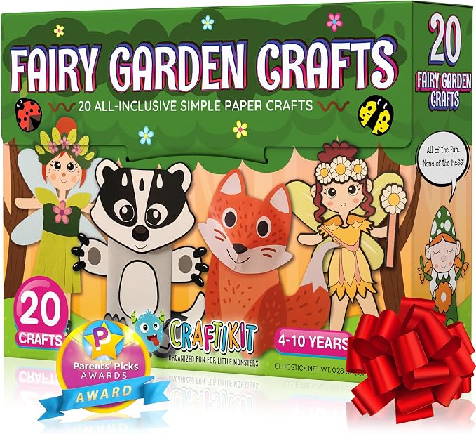 Craftikit® 20 Award-Winning Fairy Garden Crafts by CraftiKit