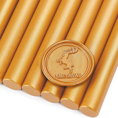 Amber Gold Wax Seal Sticks for Standard Size Hot Melting Glue Gun - Image 8