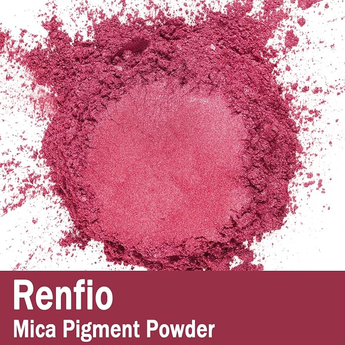 Renfio 100g Mica Powder Pigment, Metallic Natural Dye Mineral Pearl Shimmer - Image 2