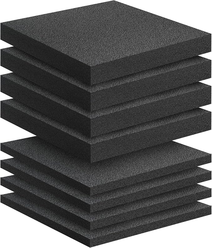 8 Pcs Polyethylene Foam Pads for Packing Foam Sheets 2 Size Cuttable High by Joewuzun