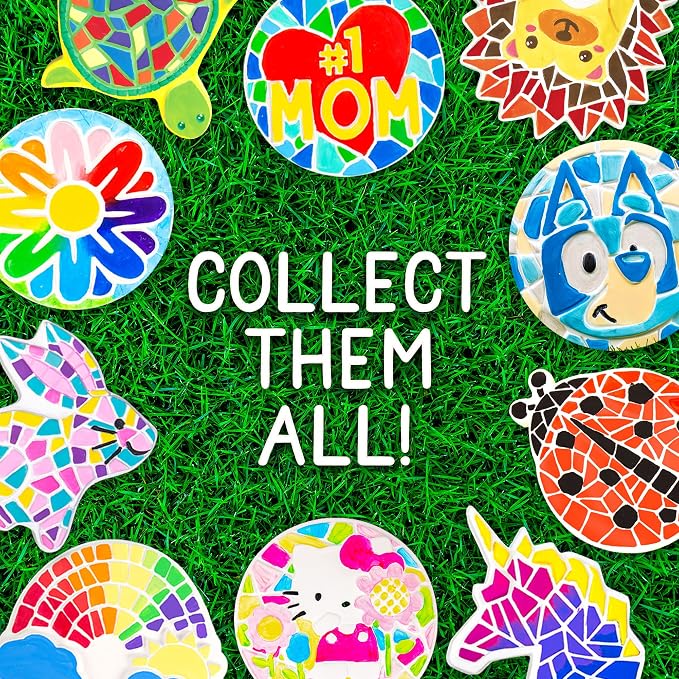 Creative Roots Paint Your Own #1 MOM Stepping Stone, Craft Kits - Image 10