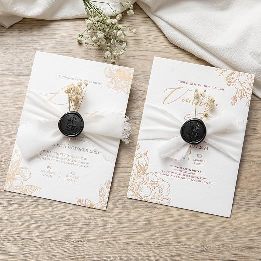 PONATIA Black Wax Seal Stickers - Image 5