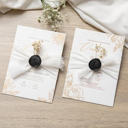 PONATIA Black Wax Seal Stickers - Image 5