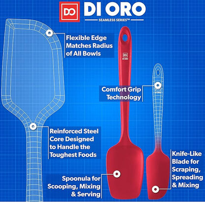 DI ORO Silicone Spatula Set - Image 4