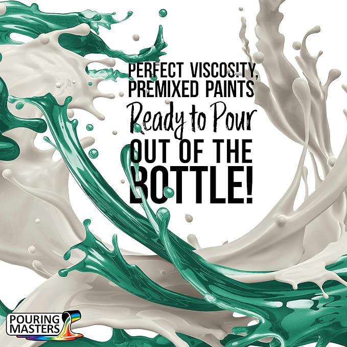 Pouring Masters Aqua Metallic Pearl Ready to Pour Acrylic Pouring Paint - Image 2