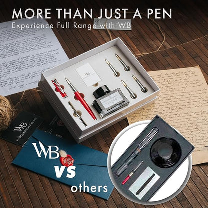 Wordsworth & Black Fountain Pen Gift Set, Includes Bottle, 6 Cartridges Refill - Image 6