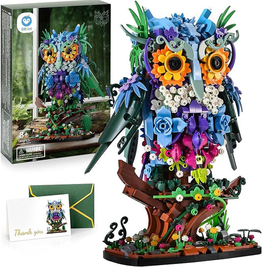 Sillbird Flower Owl Building Sets by Sillbird