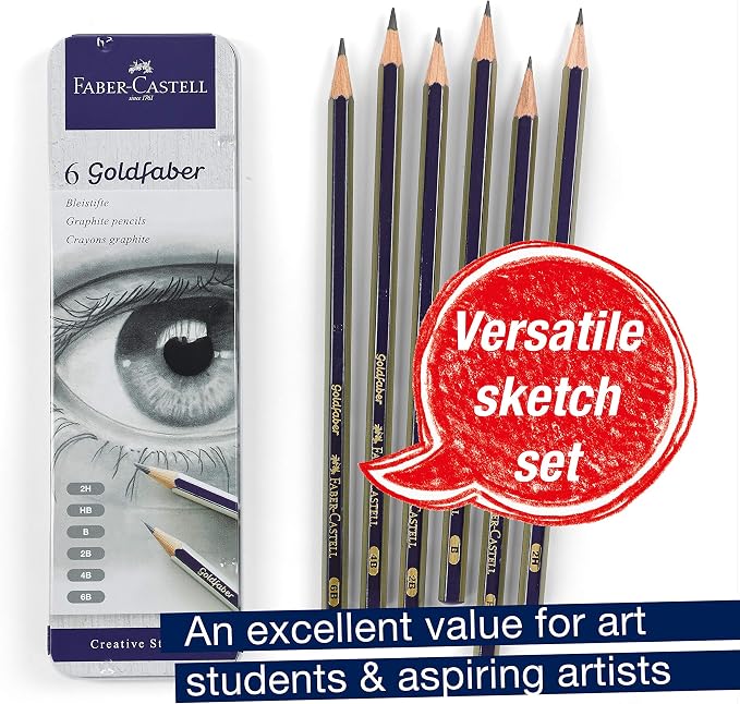 Faber-Castell Graphite Sketch Pencil Set - Image 2