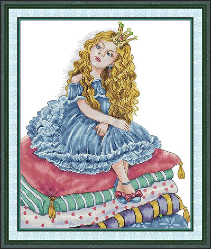 Threadhaven Cross-Stitch Kit 14CT Aida Counted Embroidery Complete Set by Unknown
