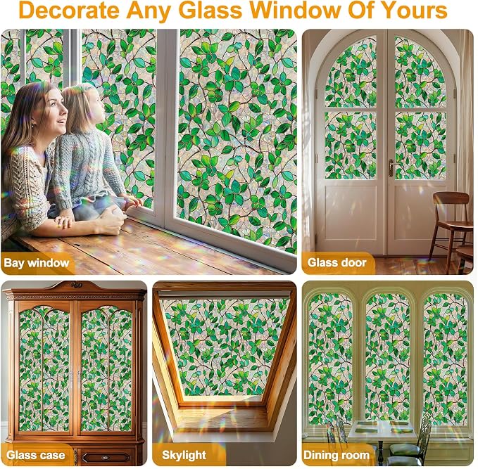 Window Privacy Film Stain Glass Window Film Rainbow Window Film Window clings - Image 6