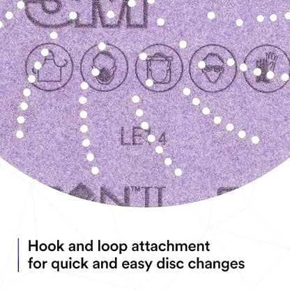 3M Xtract Cubitron II Hookit Clean Sanding Film Disc 775L, 5 in, 15 Piece - Image 5
