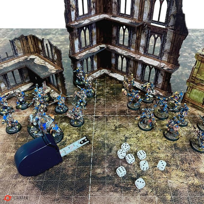 44'' x 60'' Battle Mat Gridded War-Gaming Mat - Image 6