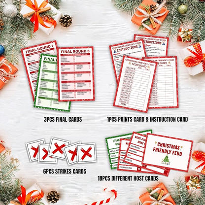 Christmas Friendly Feud Game, Funny Christmas Party Games, Friendly Feud Trivia - Image 3