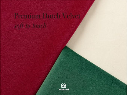 Vitalizart Christmas Velvet Ribbon 3/8" x 15 Yd Wooden Spool Fabric Trim 3 - Image 3