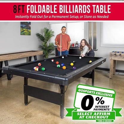 GoSports 6, or 8 ft Billiards Tables - Image 2