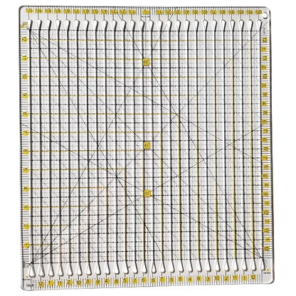 HONEYSEW Quilting Template Ruler Slotted Rulers Sewing Quilt Strip Rulers Guides by HONEYSEW