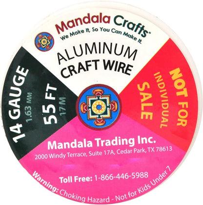 Mandala Crafts 14 Gauge Anodized Aluminum Craft Wire - Image 4