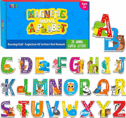 26 Magnetic Alphabet, Uppercase Letters by SpriteGru