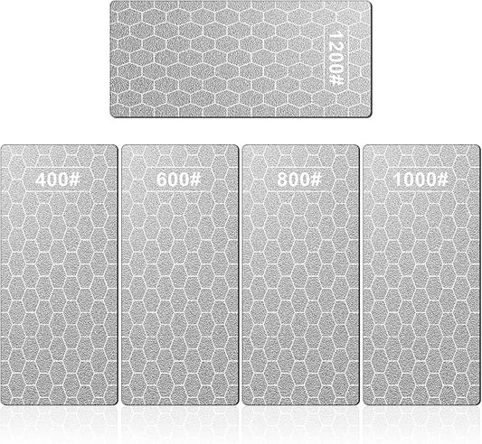 Diamond Sharpening Stone, 400/600/800/1000/1200 Grit by KITANIS