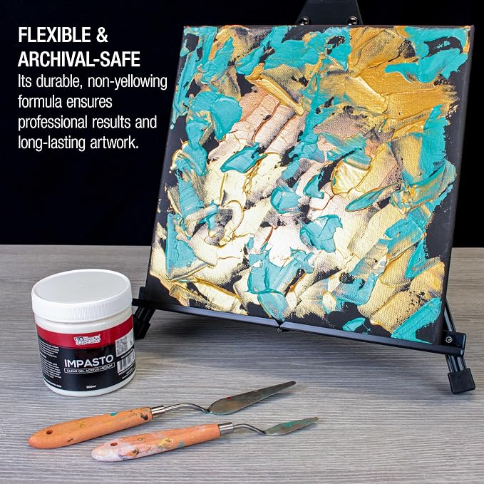 U.S. Art Supply Impasto Clear Acrylic Gel Medium - Image 7