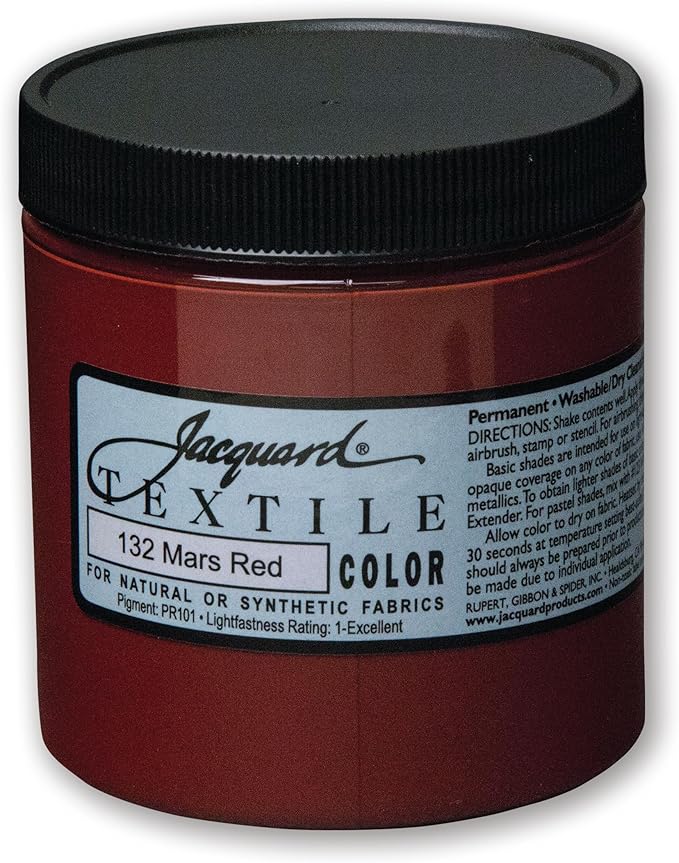 Textile Color Paint Mars RED by Jacquard