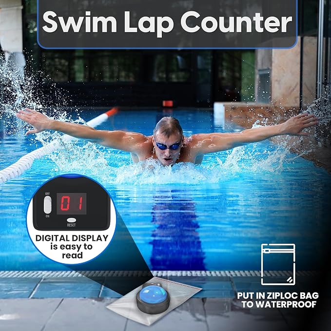 Large Digital Counter with Magnetic Back | Perfect as a Workout, Warehouse or - Image 7