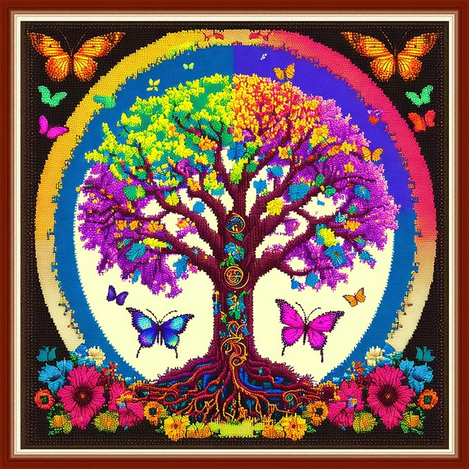 Dimensean Stamped Cross Stitch Kits Full Range of Embroidery Patterns Starter by DimenseanCrossStitchKits