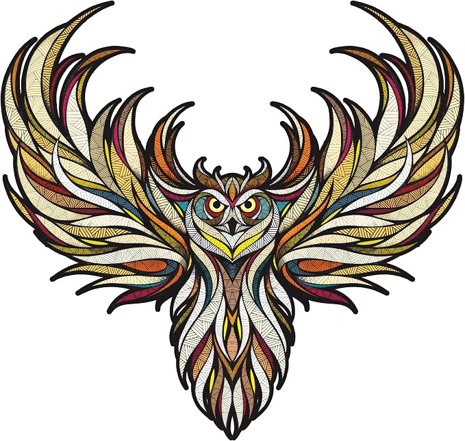 EWA Home Décor – Owl Small 70 Pieces – Wooden Jigsaw Puzzle - Image 3