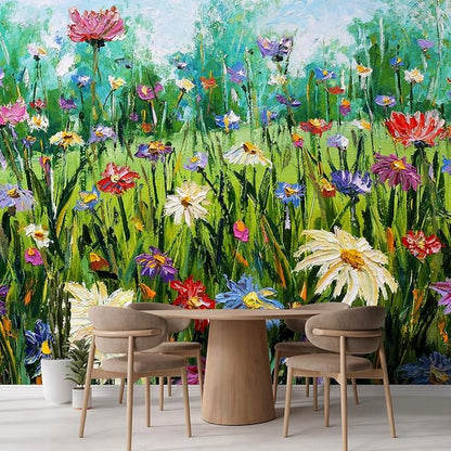 wall26 Wall Sticker/Wall Mural Wildflower Abstract, Not Peel and Stick - Image 3