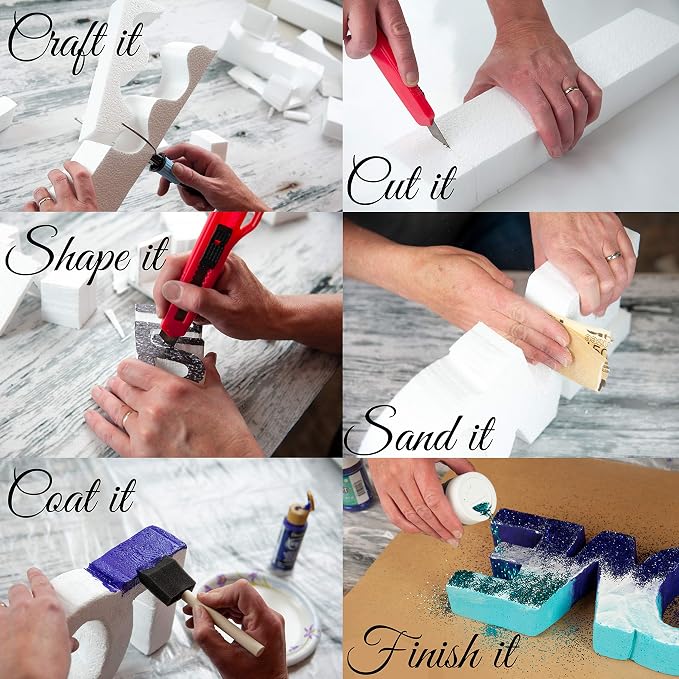 Silverlake 11x17x7 Craft Foam for Styrofoam Block Projects - Image 4