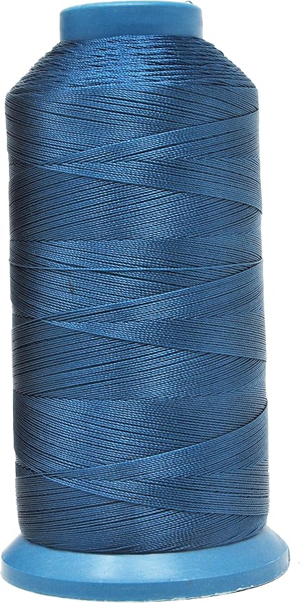 Mandala Crafts Bonded Nylon Thread Airforce Blue Heavy Duty Sewing Threads by MandalaCrafts