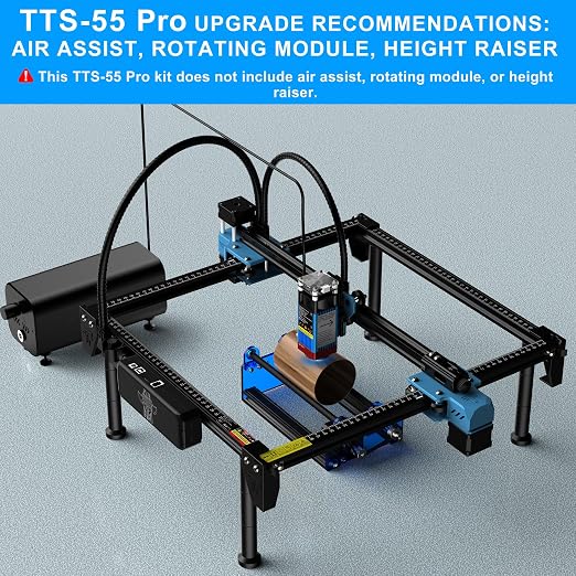 TTS-55 PRO 5500mW Laser Engraver Machine Laser Cutter Laser Cutting Engraving - Image 4