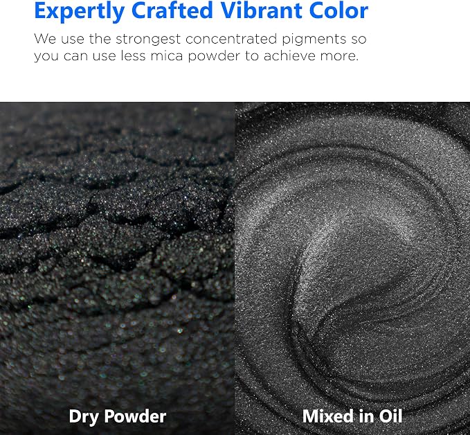 Rolio Premium Black Mica Powder - Image 2