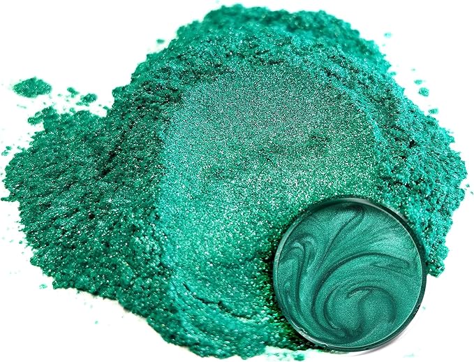Eye Candy Pigments Premium Green Mica Powder - Image 6