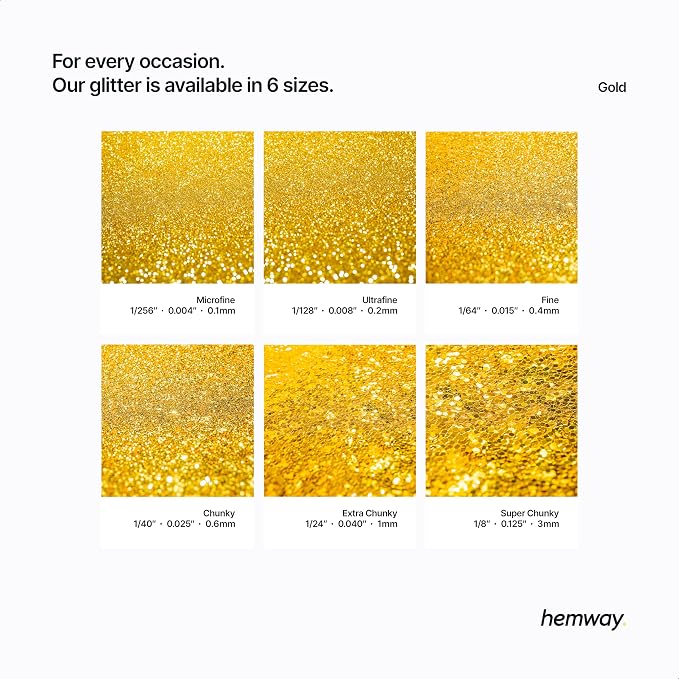Hemway Polyurethane & Epoxy Glitter Metallic Crystal Flake Additive - Image 3