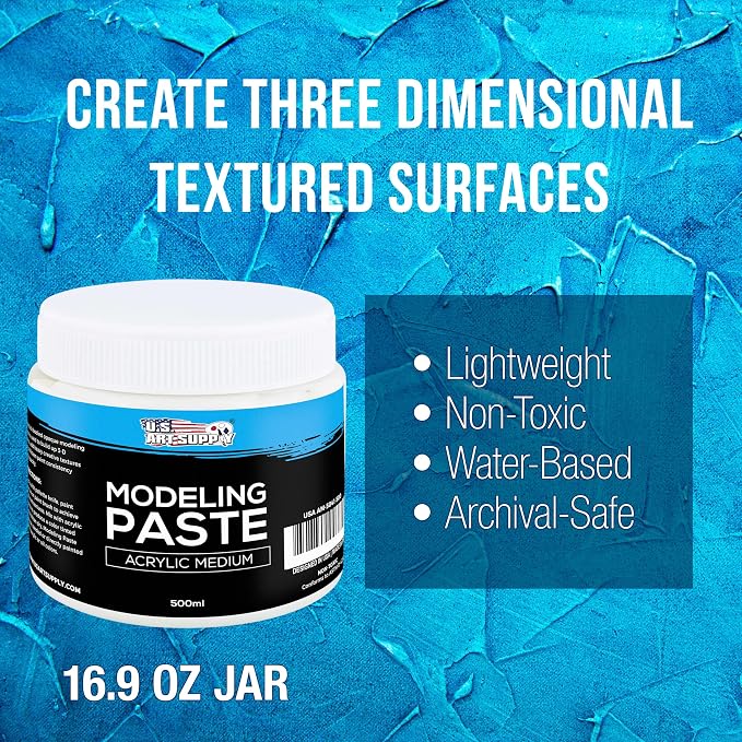 U.S. Art Supply Acrylic Modeling Paste - Image 2