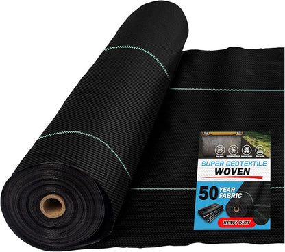 Woven Geotextile Fabric for Driveway and Road Stabilization, Construction by SuperGeotextile