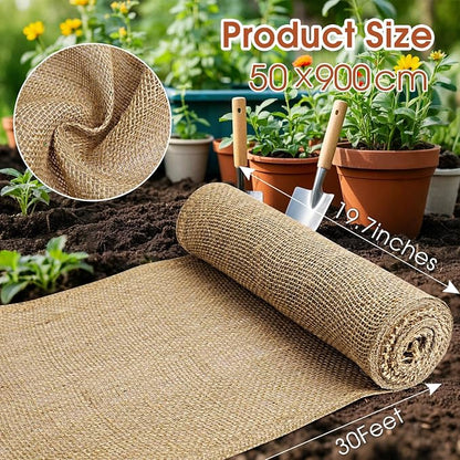 Burlap Fabric - Garden Burlap Fabric Roll Natural Jute Outdoor Fabric Burlap - Image 7