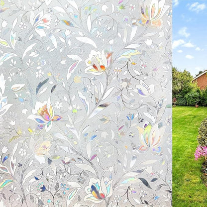 NINETREX Window Privacy Film, 3D Stained Glass Window Film, Decorative Window by NINETREX