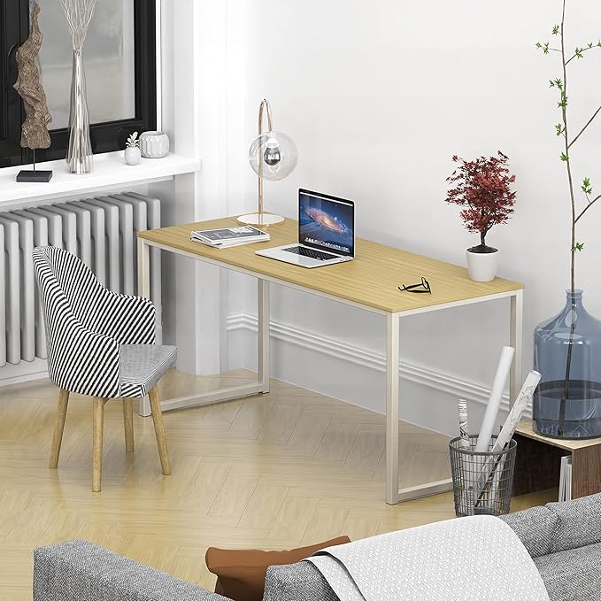 SHW Mission 55-Inch Home Office Computer Desk - Image 2