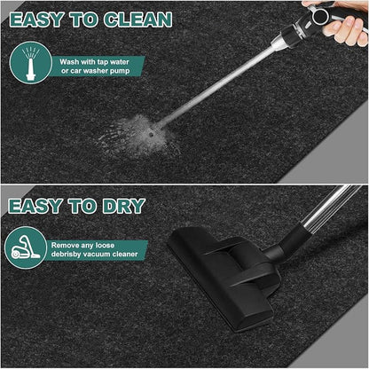 36" x 60" Oil Drip Mat for Garage Driveway, Reusable Rubber Floor Oil Spill - Image 5