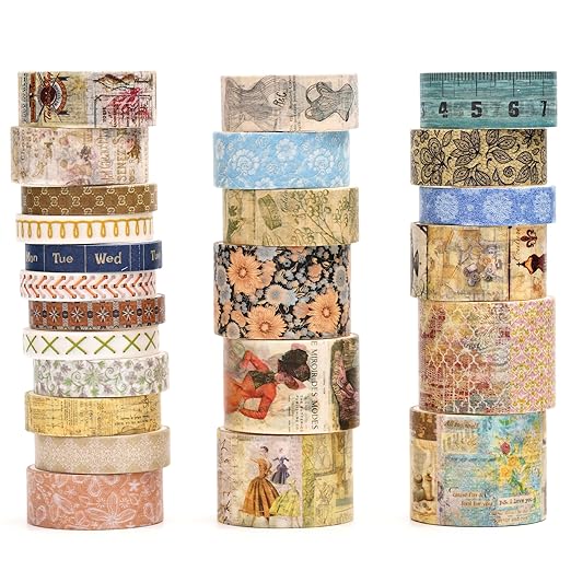 Vintage Washi Tape Set by Songdao