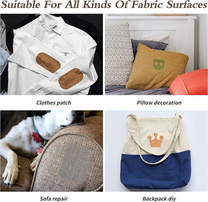 KING MOUNTAIN Linen Fabric Iron-on Repair Patch, Inside&Outside Fabric Repair - Image 7