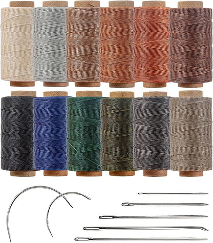 Round Waxed Thread 0.45mm 12 Neutral Colors, Thin Cord Wax Coated 3 Ply by Wearecommittedtohelpingpeoplecreatebeautifuluniqueandpersonalizedhandcraftedcreations