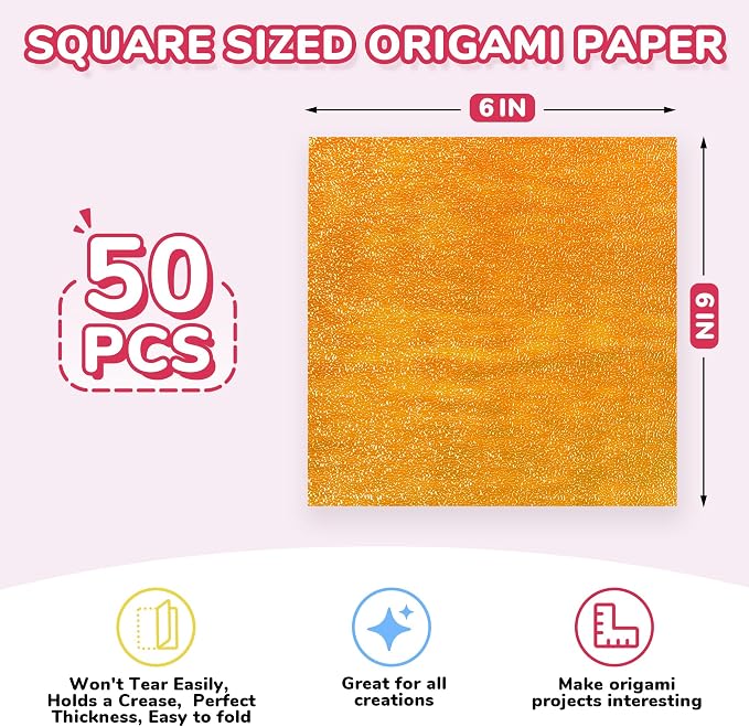Textured Origami Paper 6x6 Inches - Image 7